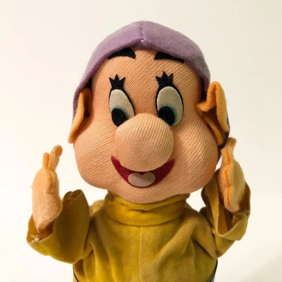 Vtg 1967 Gund Gunderful Creation Disney Snow White Dwarf Dopey  Japan - Picture 2 of 13